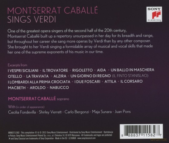 Montserrat Caballe: Montserrat Caballé Sings Verdi [2CD]