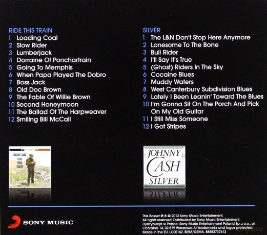 Johnny Cash: Ride This Train/Silver [2CD]