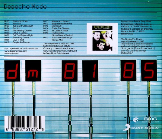 Depeche Mode: The Singles 81-85 [CD]