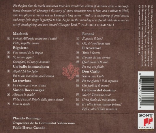 Placido Domingo: Verdi [CD]