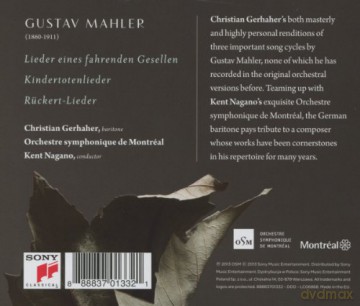 Christian Gerhaher: Mahler: Orchestral Songs [CD]
