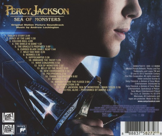 Percy Jackson: Sea of Monsters soundtrack (Percy Jackson: Morze Potworów) (Andrew Lockington)
