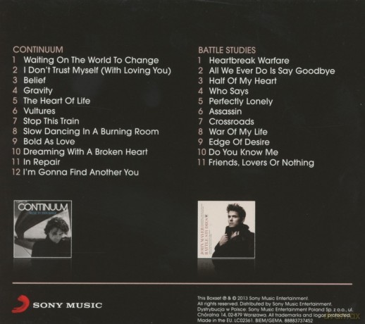 John Mayer: Continuum/Battle Studies [2CD]