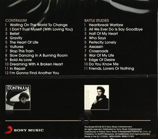 John Mayer: Continuum/Battle Studies [2CD]