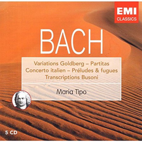 Maria Tipo: Goldberg Variations, Complete Partitas [5CD]
