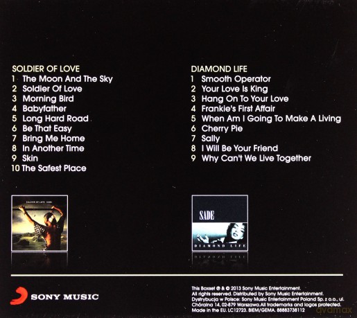 Sade: Soldier of Love/Diamond Life [2CD]
