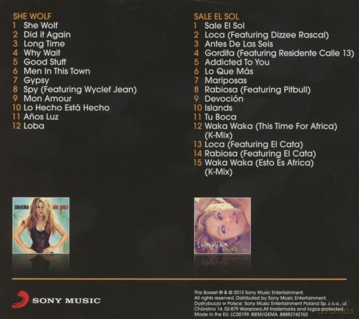 Shakira: She Wolf/Sale El Sol [2CD]