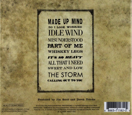 Tedeschi Trucks Band: Made Up Mind (ecopack) [CD]