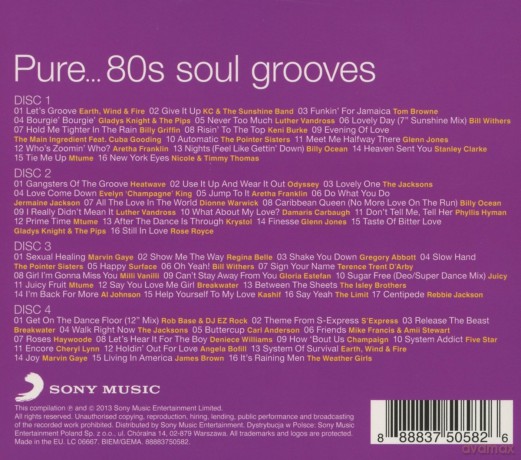 Pure... '80s Soul Grooves [4CD]