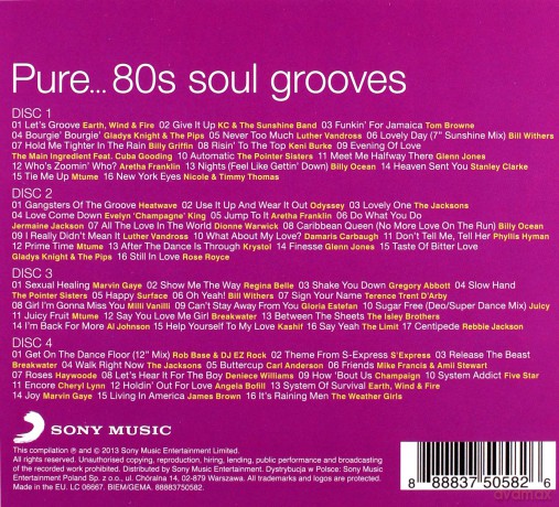 Pure... '80s Soul Grooves [4CD]