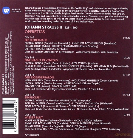 Strauss: Operettas (Limited) [10CD]