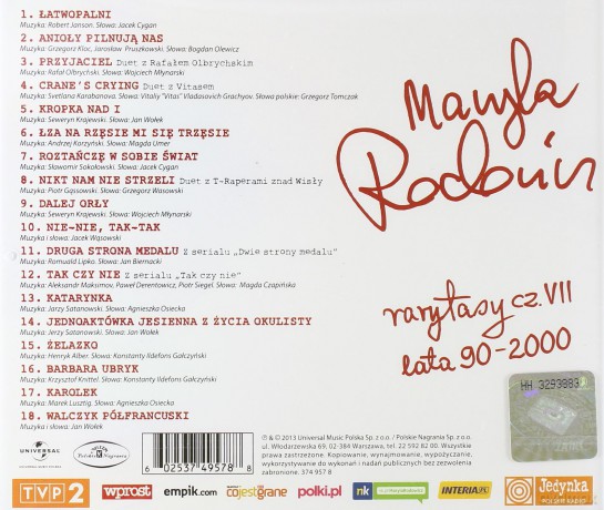 Maryla Rodowicz: Rarytasy Cz.7 (LATA 90-2000) [CD]