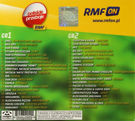 RMF PL Polskie Przeboje (digipack) [2CD]
