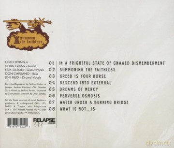 Lord Dying: Summon The Faithless [CD]