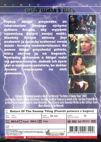 Powrót potwora z bagien [DVD]