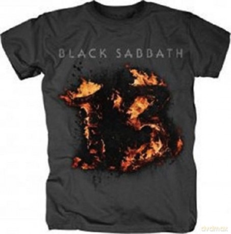 Black Sabbath: 13 Fire, Grey (L) [T-SHIRT]