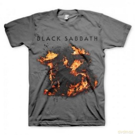 Black Sabbath: 13 Fire, Grey (M) [T-SHIRT]
