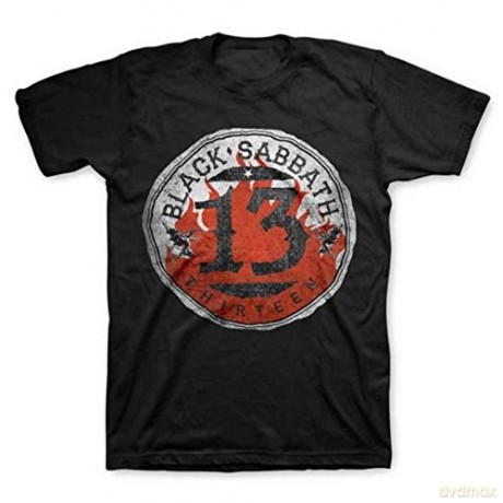Black Sabbath: Flame Circle, Black (L) [T-SHIRT]