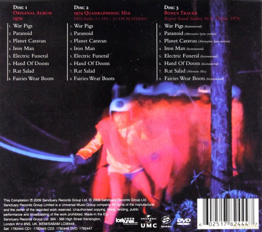 Black Sabbath: Paranoid (deluxe) [2CD]+[DVD]