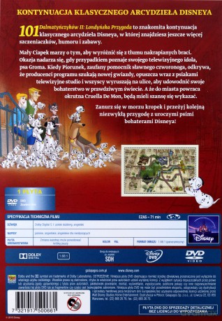 101 Dalmatyńczyków 2: Londyńska przygoda (Disney) [DVD]