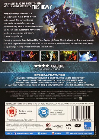 Metallica Through the Never [2DVD]
