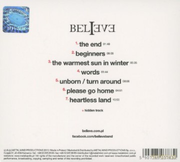 Believe: The Warmest Sun In Winter (digipack) [CD]