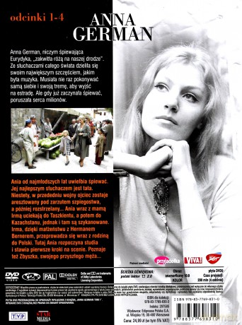Anna German. Tajemnica Białego Anioła odcinki 1-10 (booklet) Pakiet [3DVD]