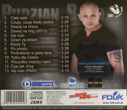 Pudzian Band: Tak to czuję [CD]