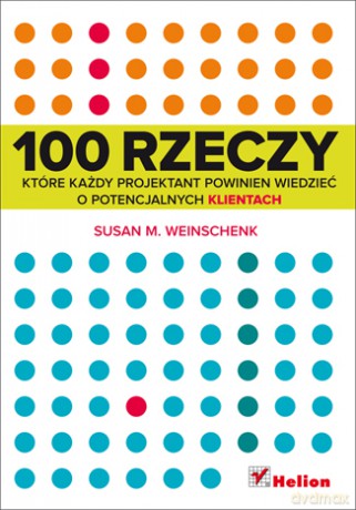 100 Rzeczy, Które Każdy Projektant Powinien Wiedzieć o Potencjalnych Klientach - Weinschenk S.M. [KSIĄŻKA]