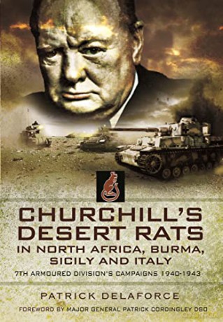 Churchills Desert Rats In North Africa B - Patrick Delaforce [KSIĄŻKA]