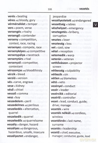 Englishhungarian Hungarianenglish Wordto - C Sesma [KSIĄŻKA]