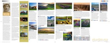 Hadrians Wall Visitor Map Guide - R Mann [KSIĄŻKA]