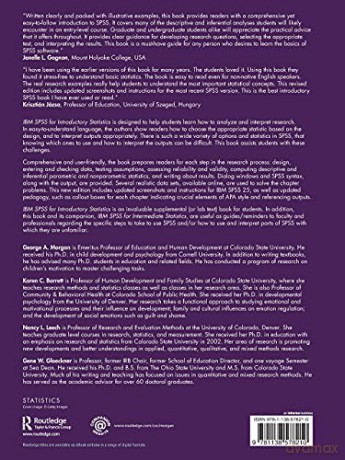 Ibm Spss For Introductory Statistics - George A. Morgan [KSIĄŻKA]