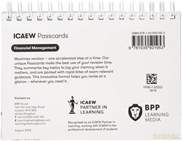 Icaew Financial Management - Bpp Learning Media [KSIĄŻKA]