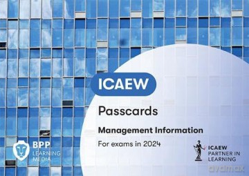 Icaew Management Information - Bpp Learning Media [KSIĄŻKA]