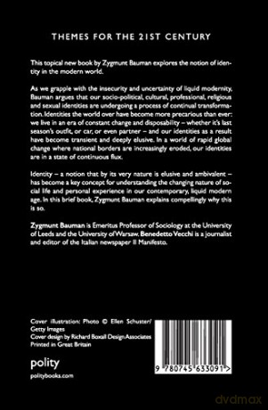 Identity: Coversations With Benedetto Ve - Zygmunt Bauman [KSIĄŻKA]