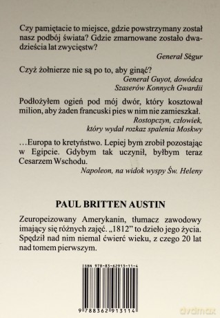 1812. Napoleon W Moskwie - Britten Paul [KSIĄŻKA]