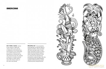 Immortal Ink A Tattoo Colouring Book - Tania Et Al Maia [KSIĄŻKA]