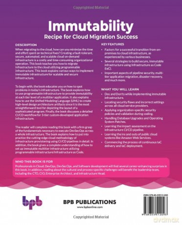 Immutability Recipe For Cloud Migration - Sachin Kapale [KSIĄŻKA]