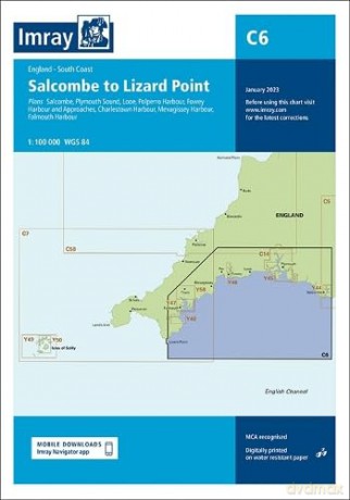 Imray Chart C6 Salcombe To Lizard Point - Imray [KSIĄŻKA]