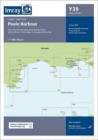 Imray Chart Y39 Poole Harbour Small Form - Imray [KSIĄŻKA]