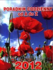 2012 Kalendarz Kolor Poradnik Codzienny Od A Do Z [KSIĄŻKA]