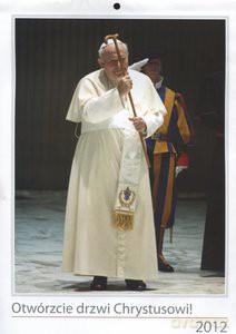 2012 Kalendarz Otwórzcie Drzwi Chrystusowi [KSIĄŻKA]