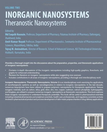 Inorganic Nanosystems - Md Saquib Hasnain [KSIĄŻKA]