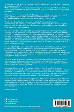 Introducing Mindfulnessbased Wellbeing E - Kathirasan K. [KSIĄŻKA]