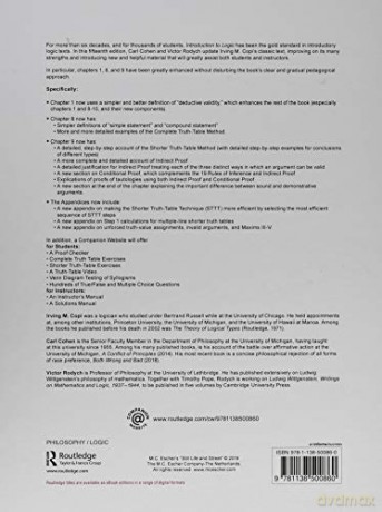 Introduction To Logic - Irving Copi [KSIĄŻKA]