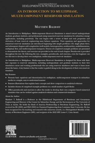 Introduction To Multiphase Multicomponen - Matthew Balhoff [KSIĄŻKA]