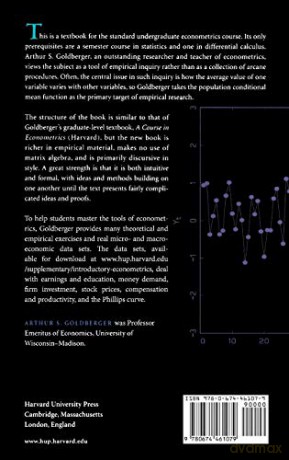 Introductory Econometrics - Goldberger [KSIĄŻKA]