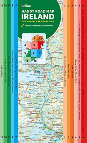 Ireland Handy Road Map - Collins Maps [KSIĄŻKA]