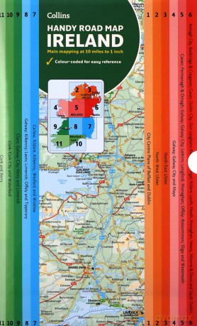 Ireland Handy Road Map - Collins Maps [KSIĄŻKA]